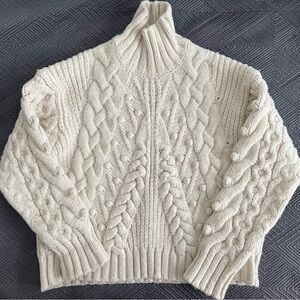 Zara cable knit sweater (S)